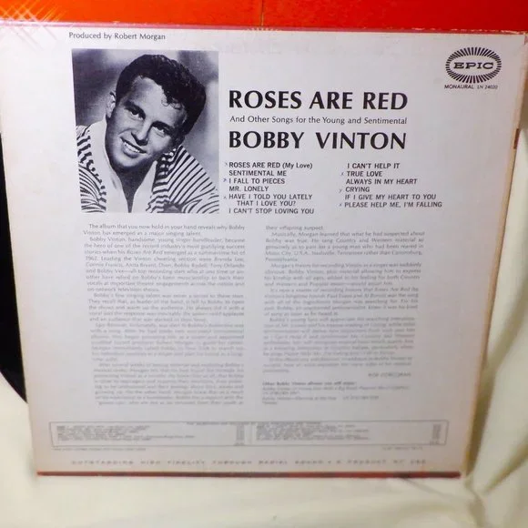 ~~~ BOBBY VINTON ~~~ Roses Are Red - Picture 2 of 2